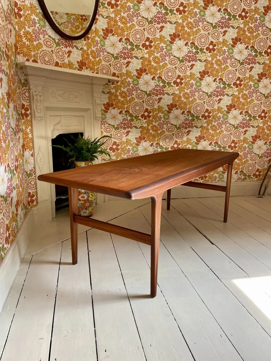 Scandi Teak Coffee Table - Image 1