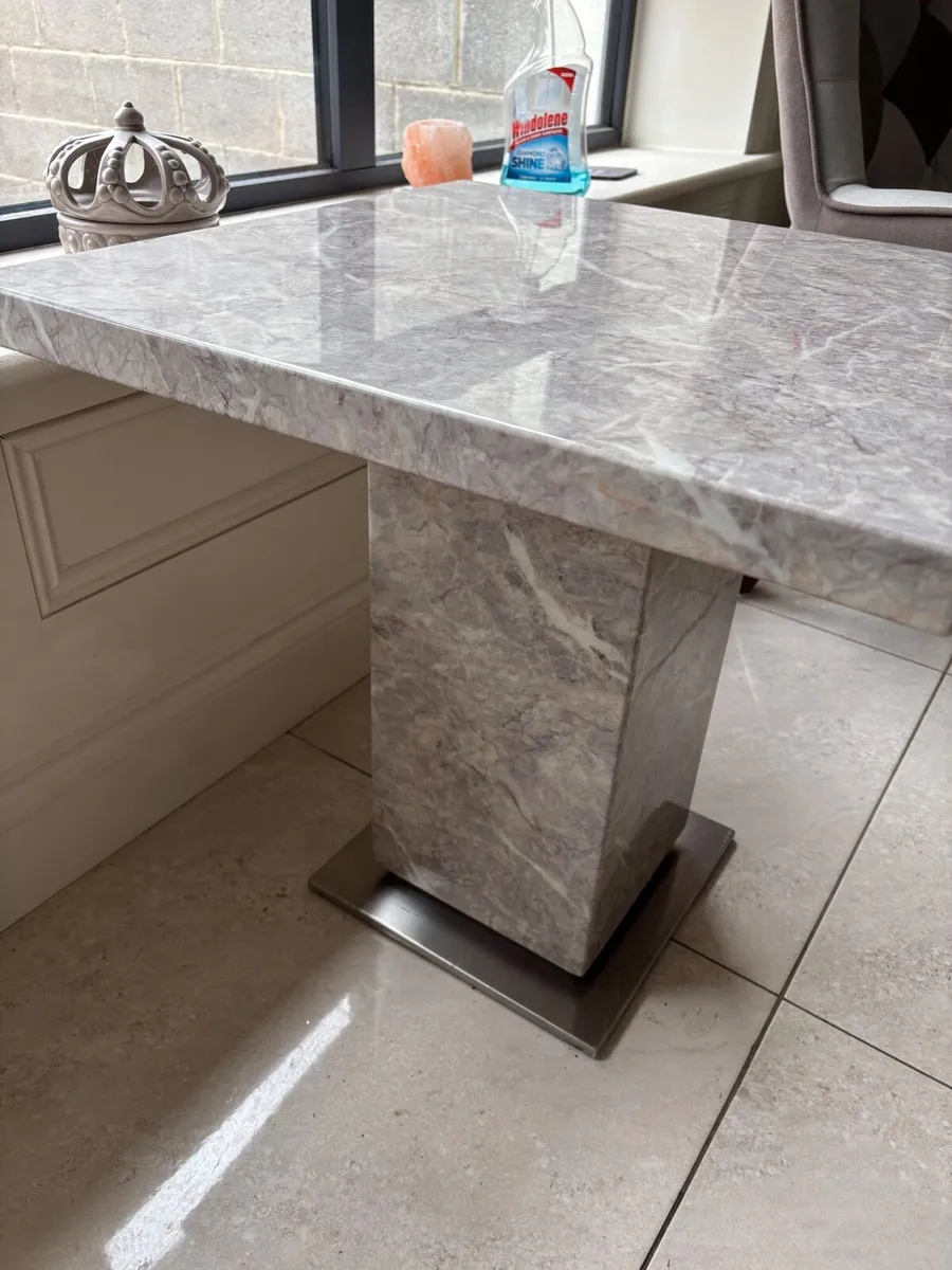 Beautiful square marble lamp table - Image 1