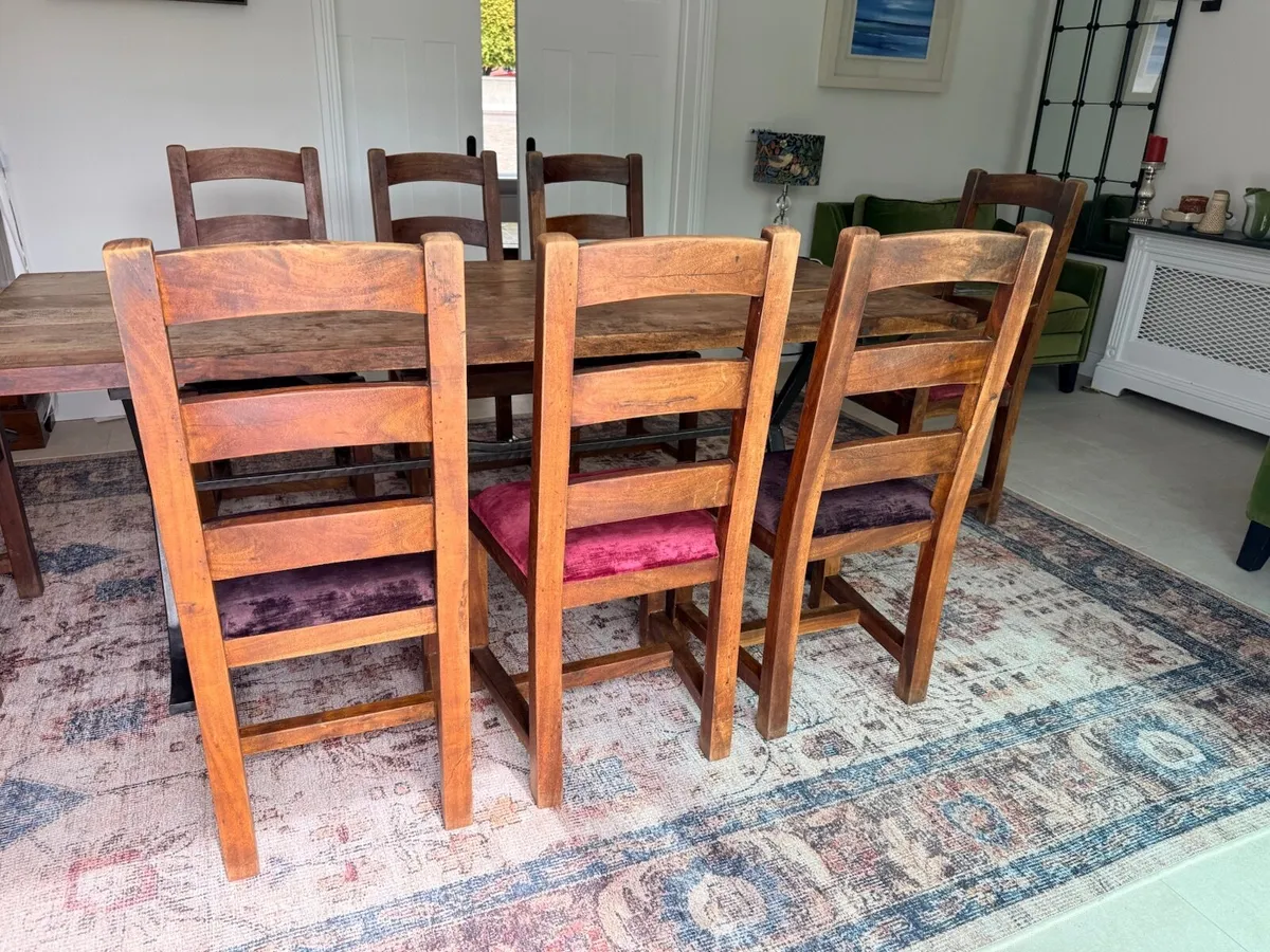 Dining Chairs & Rug - Image 3