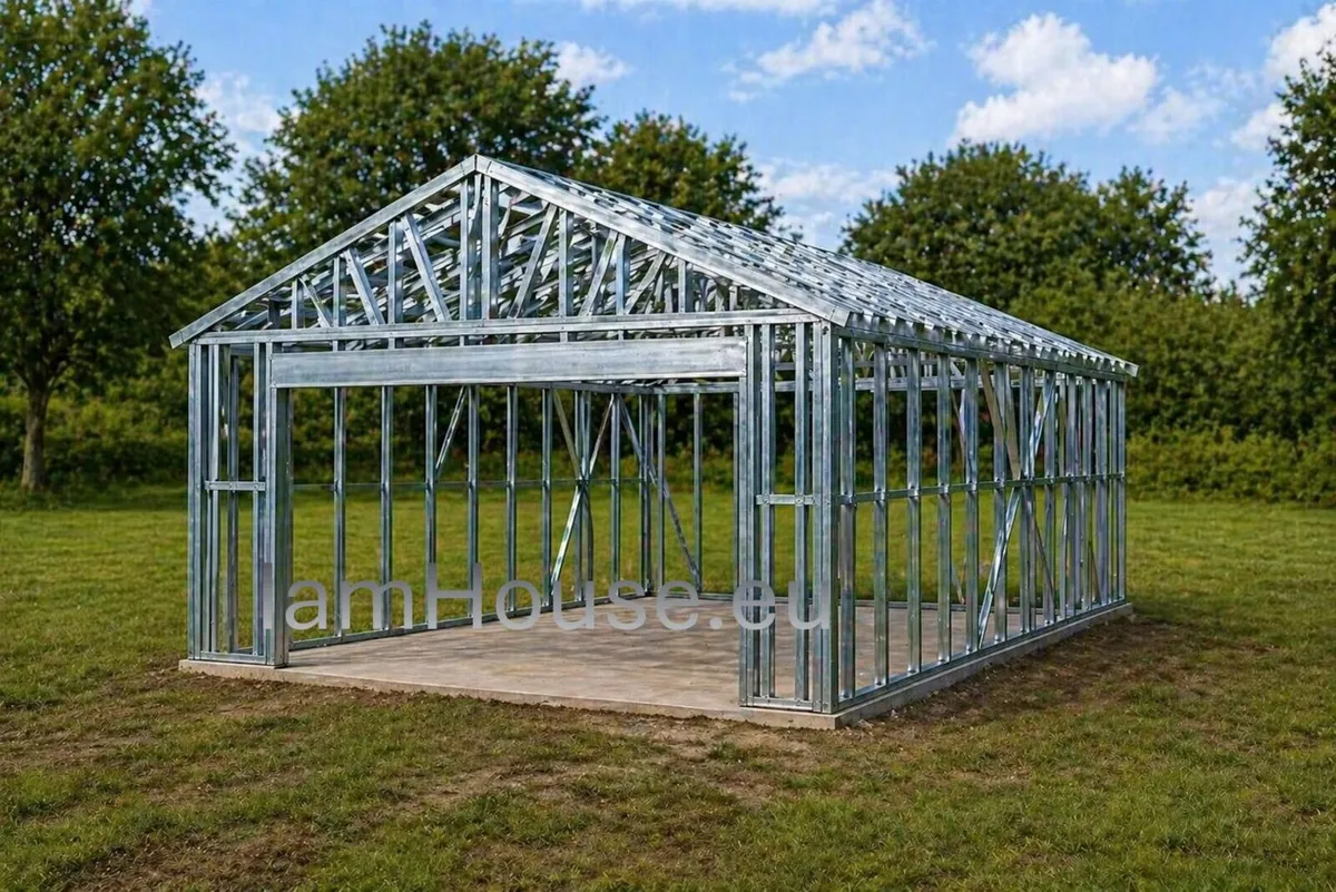 Steel shed frame & Car garage metal frame - Image 2