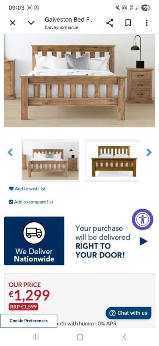 Brand New Galveston superking bed - Image 1