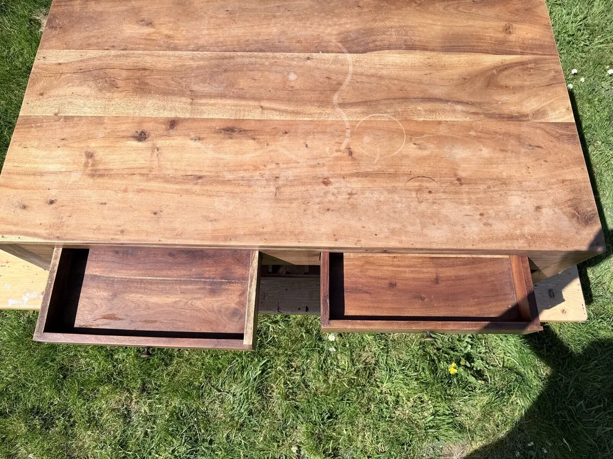 Living room table, solid oak - Image 2