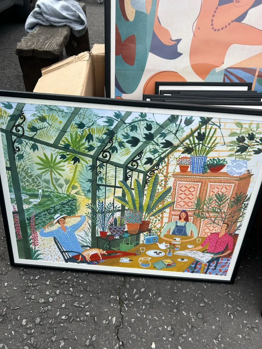 Large framed pictures - Image 1