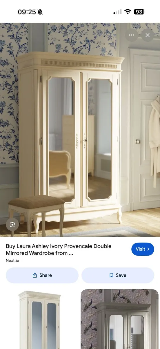 Stunning Laura Ashley Provencale Wardrobe - Image 2
