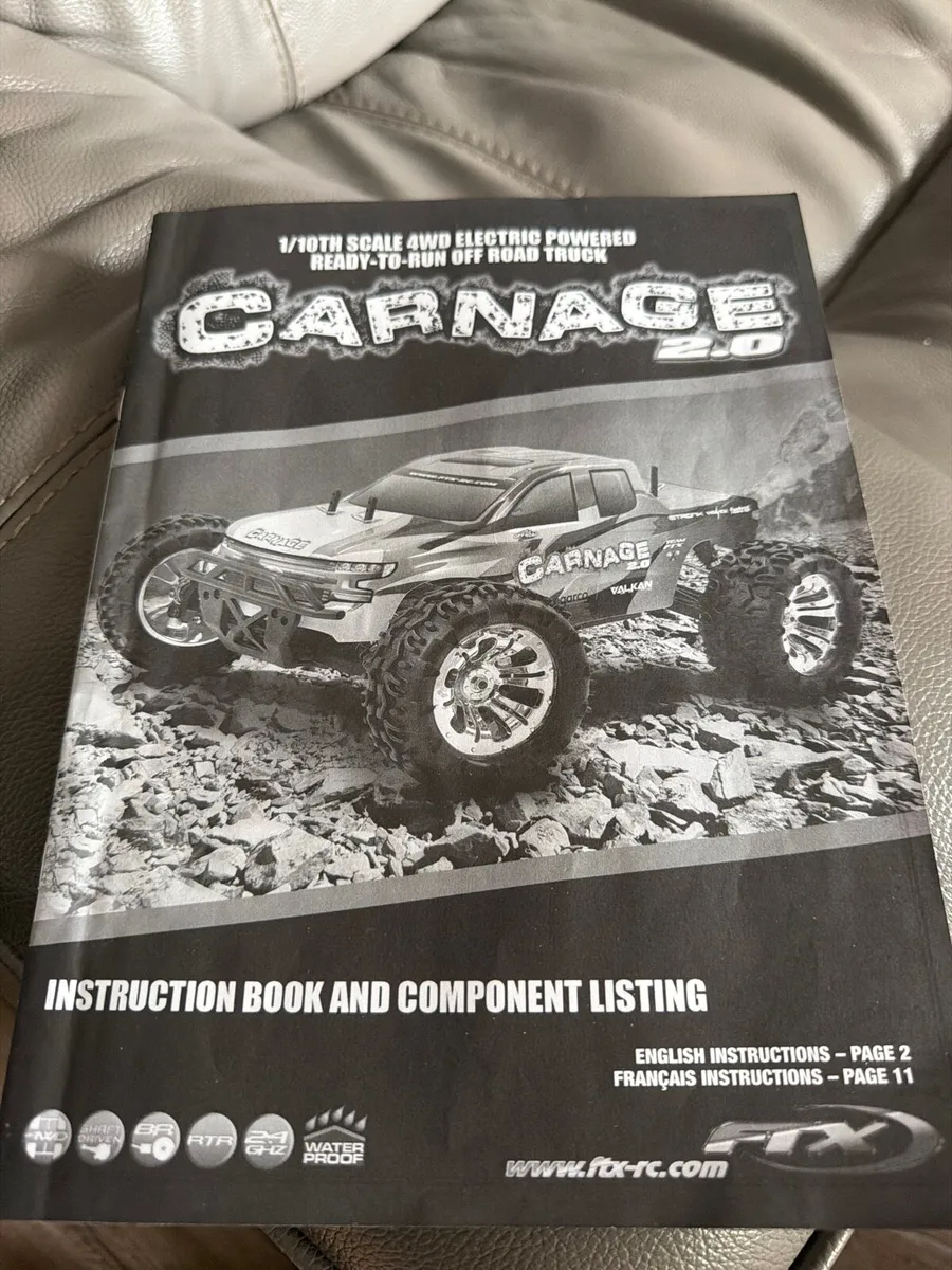 Carnage 2.0 RC Car 1/10th Scale - Image 4