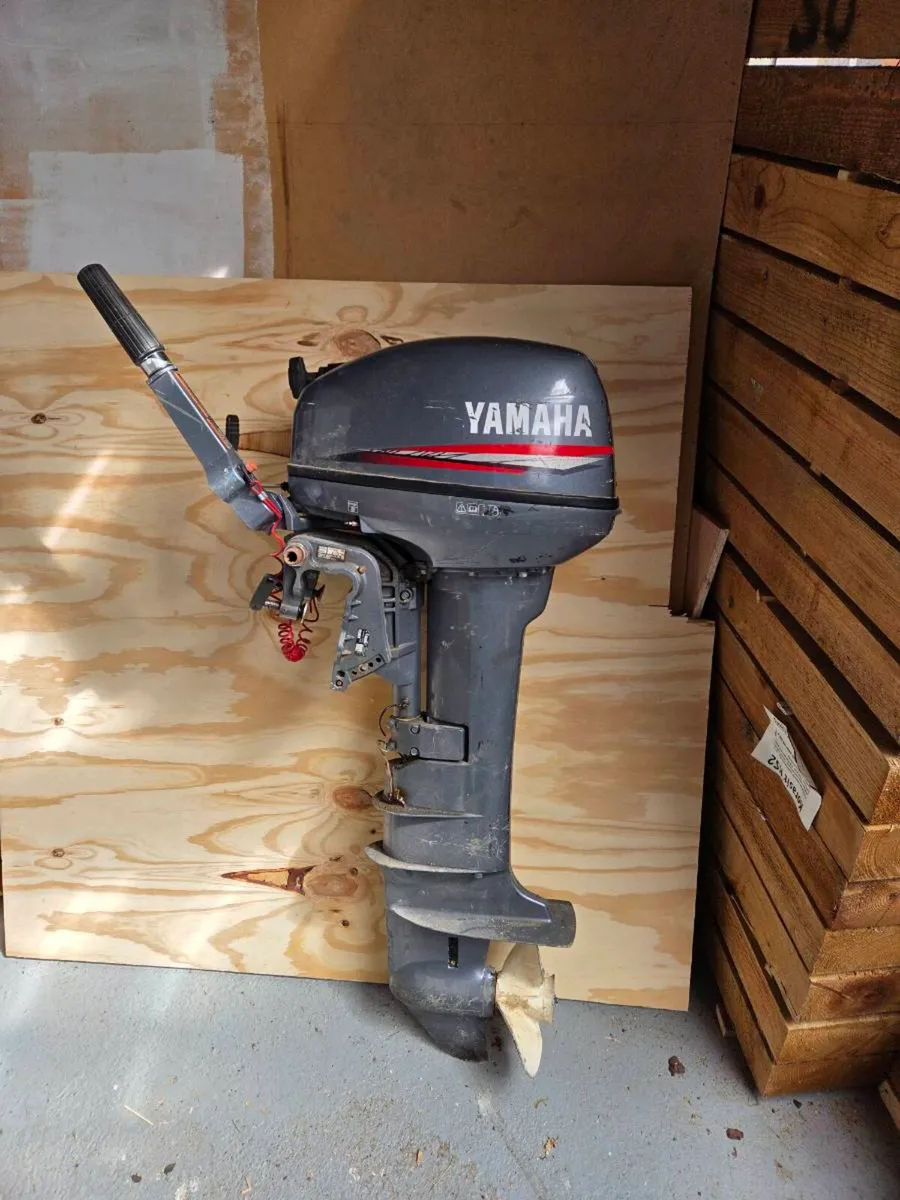 Yamaha 15 HP Outboard Engine - Image 1