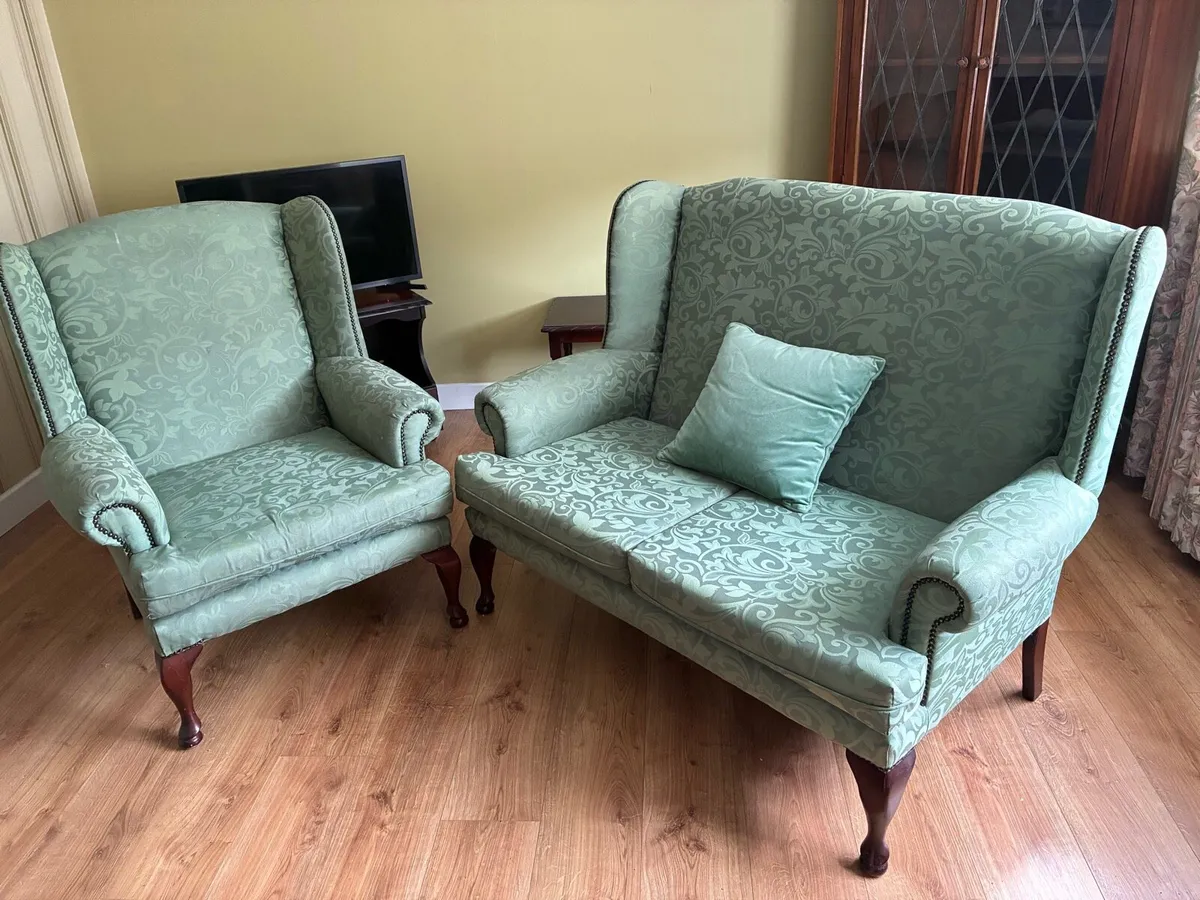 2 seater and chair