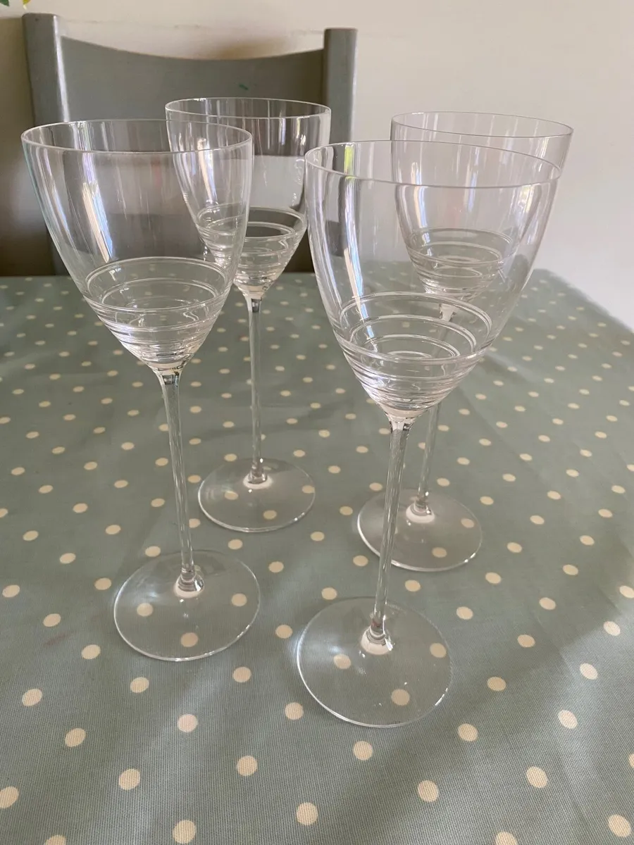 John Rocha Waterford wine glasses - Image 2