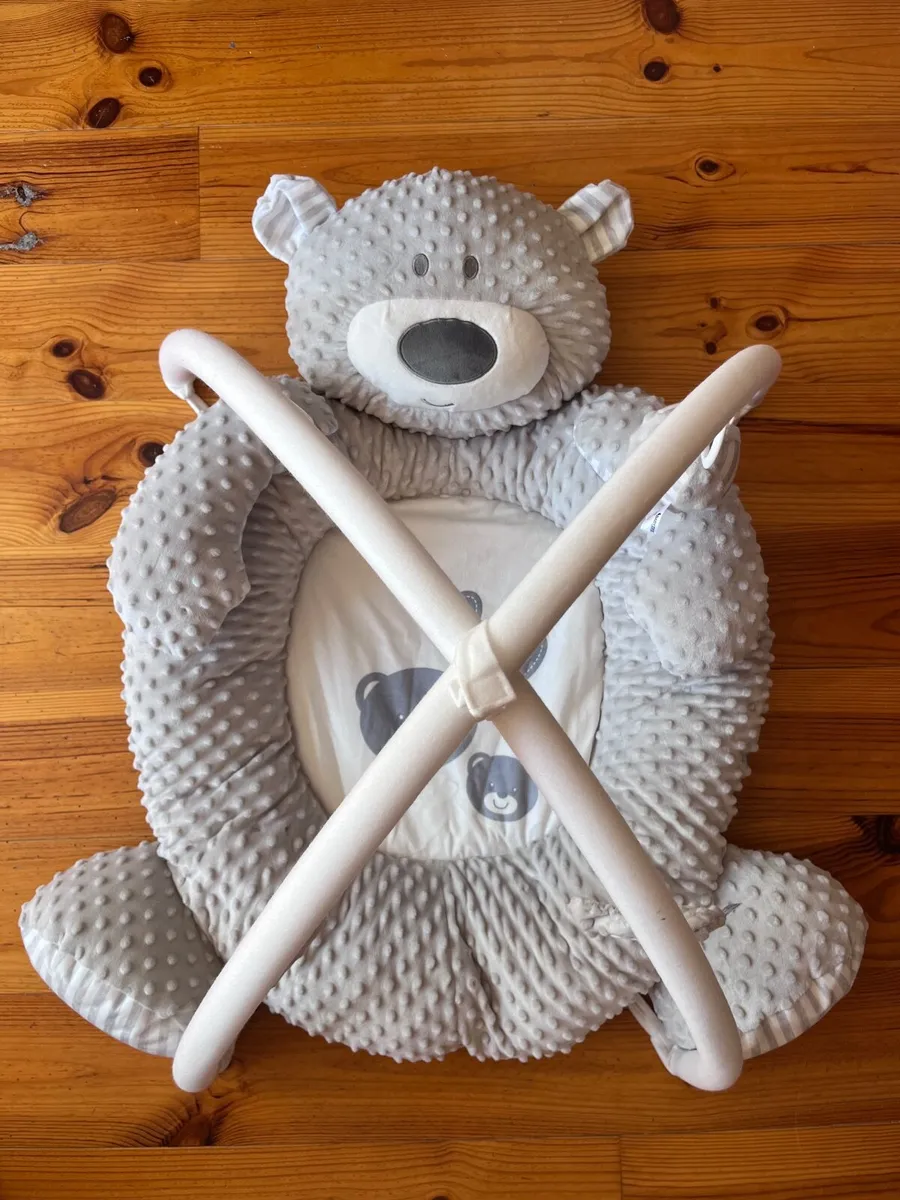 Little Discoveries Plush Bear Baby Gym Grey - Image 2