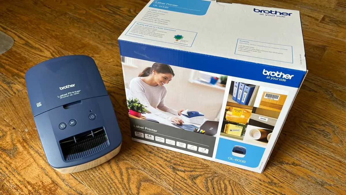 BROTHER QL-600B Label Printer - Image 1