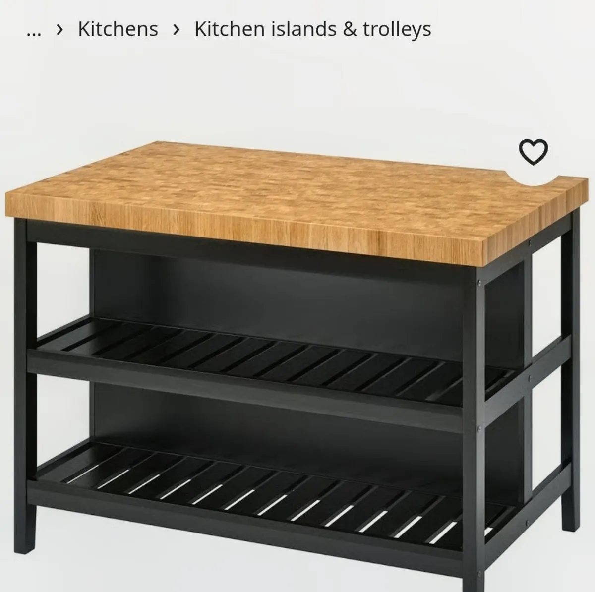 IKEA Vadholma Island(Large) + 2 Stools - Image 3