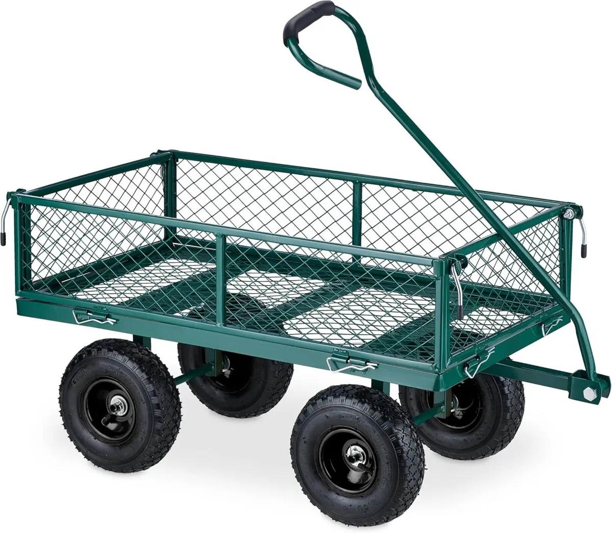 Heavy-Duty Cart Practical Garden Trolley Pneumatic - Image 1