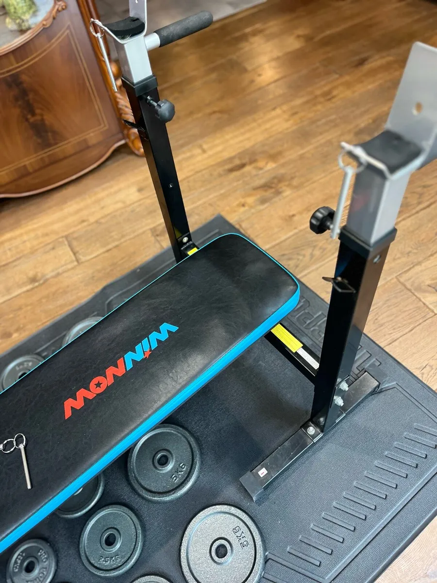 Rack barbell dumbbells and weights - Image 4