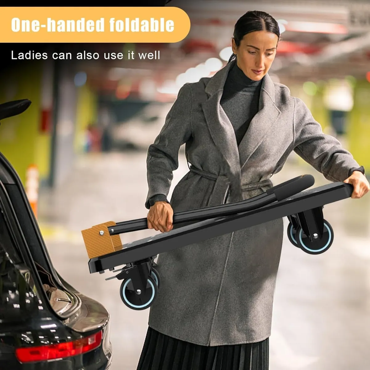 NS Juvyig Platform Trolley Heavy Duty 200KG - - Image 2