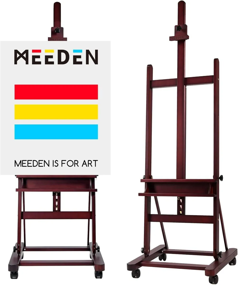 Large Studio Artist Easel Hold Max Canvas 48 - Image 1