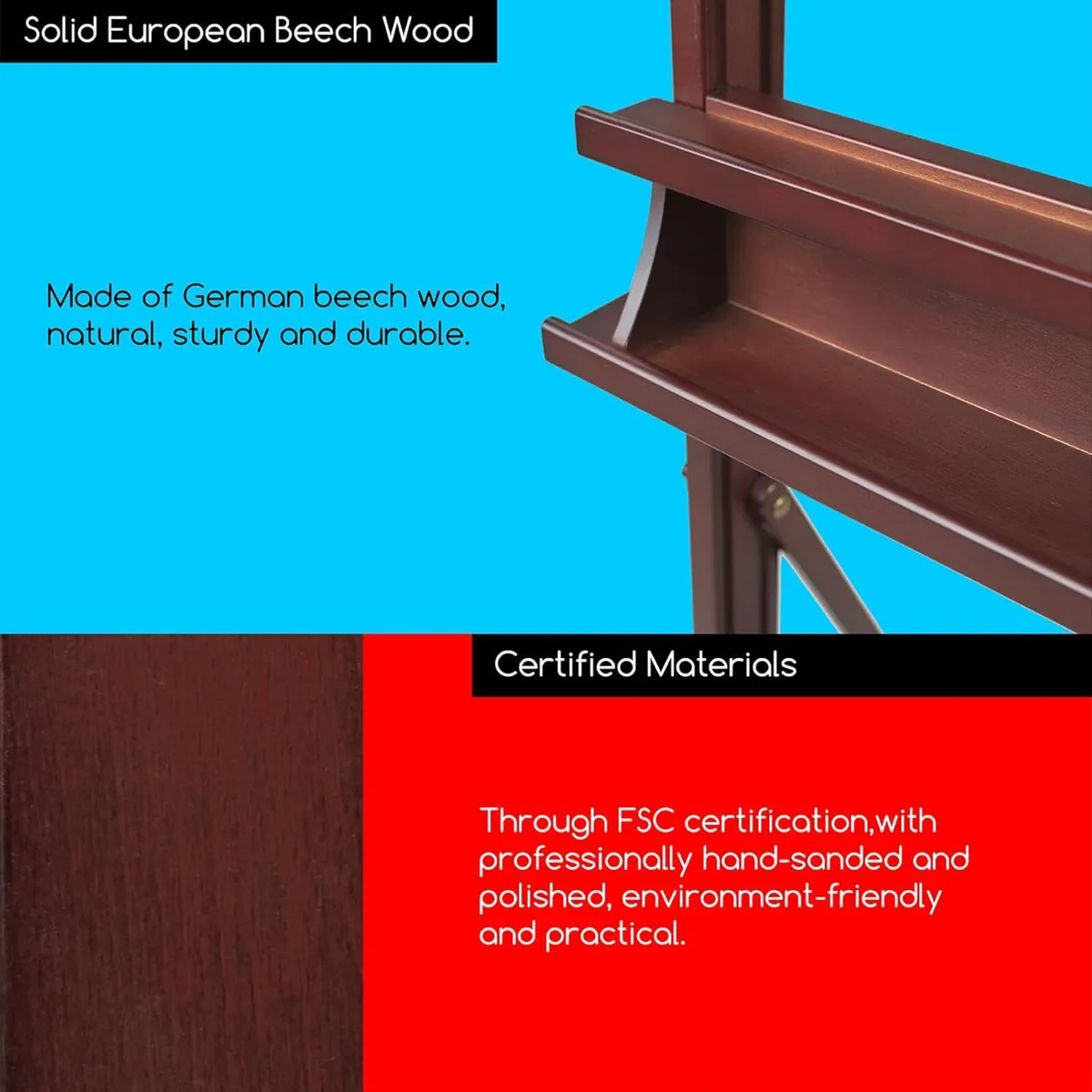 Large Studio Artist Easel Hold Max Canvas 48 - Image 4