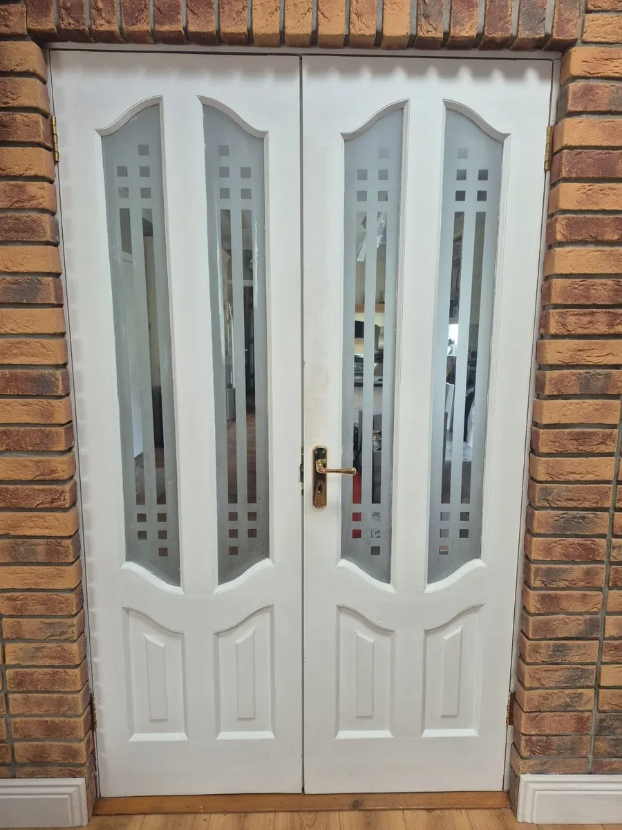 Set of internal double doors - Image 1