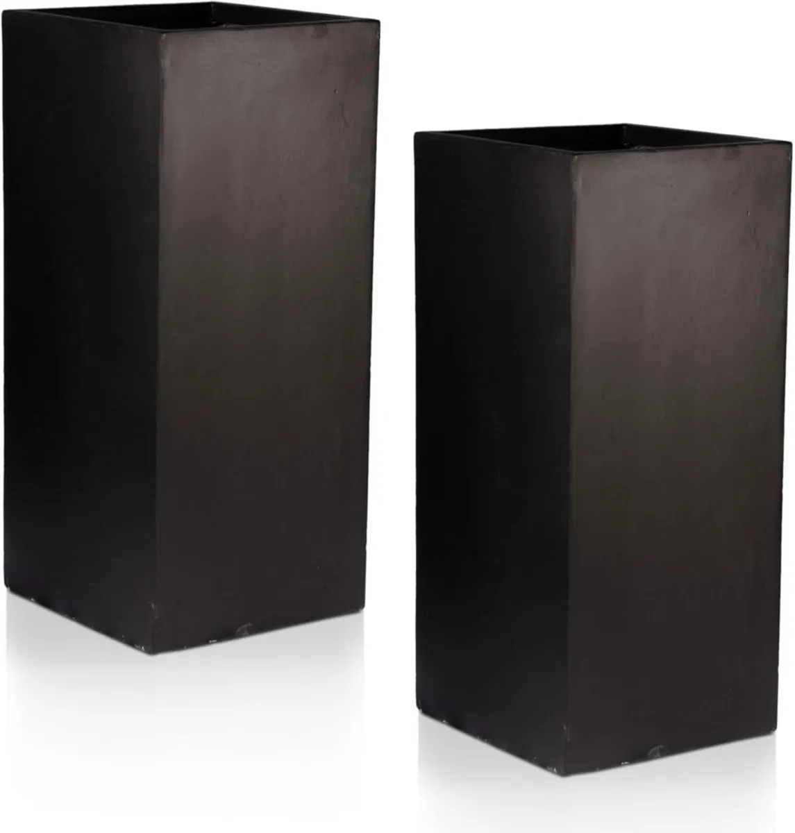 Set of 2 Small 50cm Tall Black Reinforced Stone - Image 1