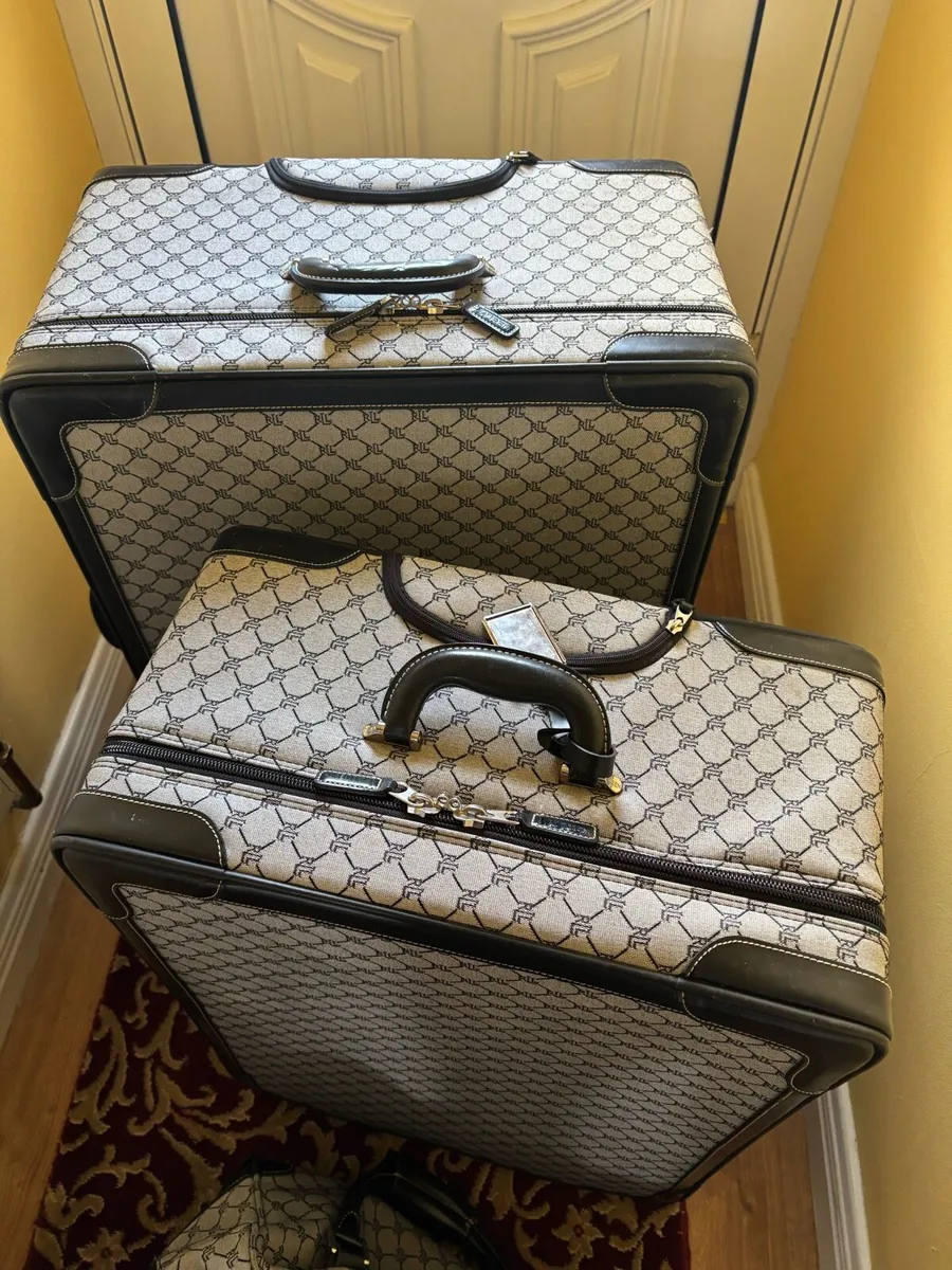 Vintage Ralph Lauren matching luggage set. - Image 2
