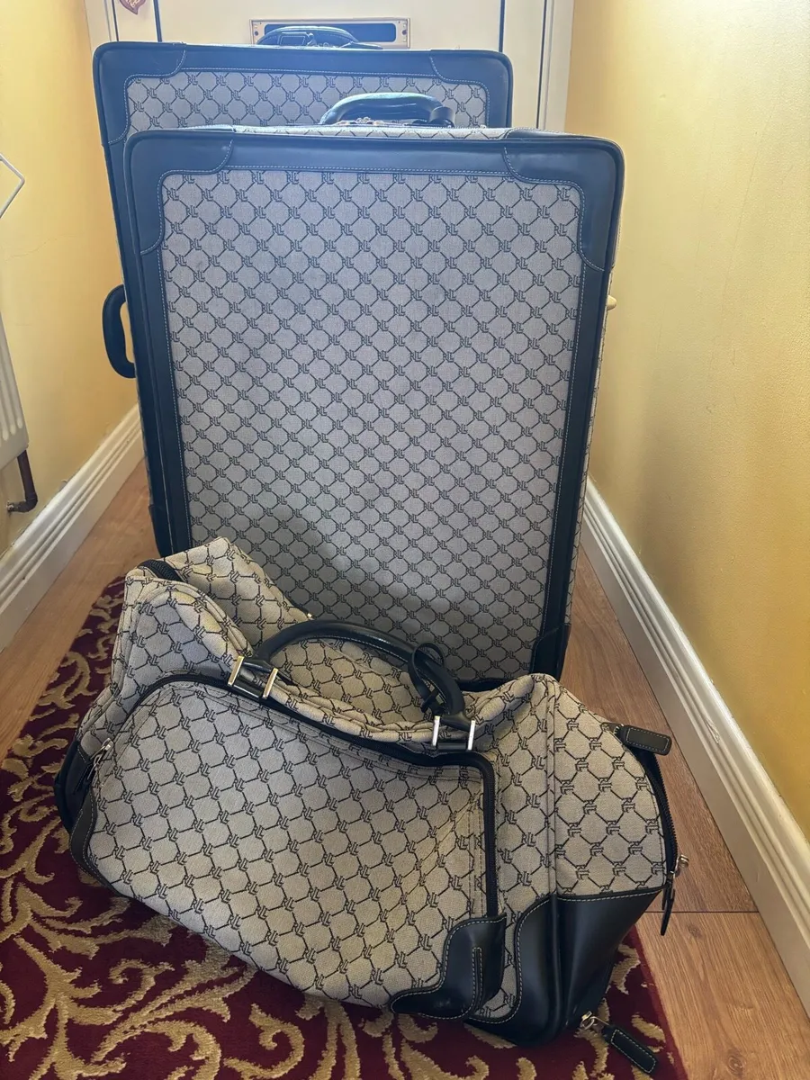 Vintage Ralph Lauren matching luggage set. - Image 3