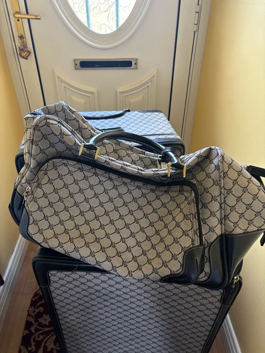 Vintage Ralph Lauren matching luggage set. - Image 4