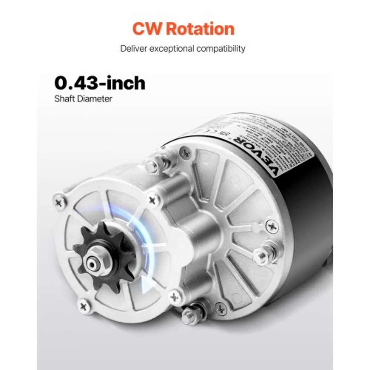 250W Electric Powerful DC Motor Kit - 24V 2700rpm - Image 4