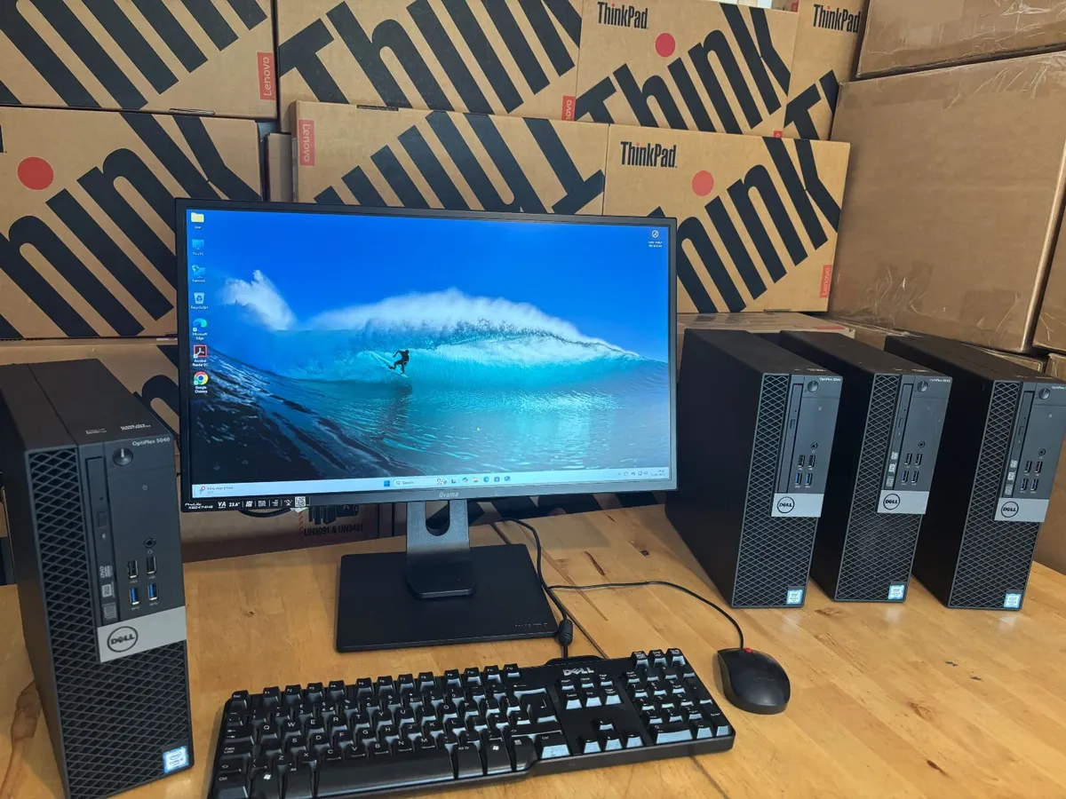 Dell Optiplex PC's-16Gb-24" Screen-Wifi-Windows 11 - Image 3