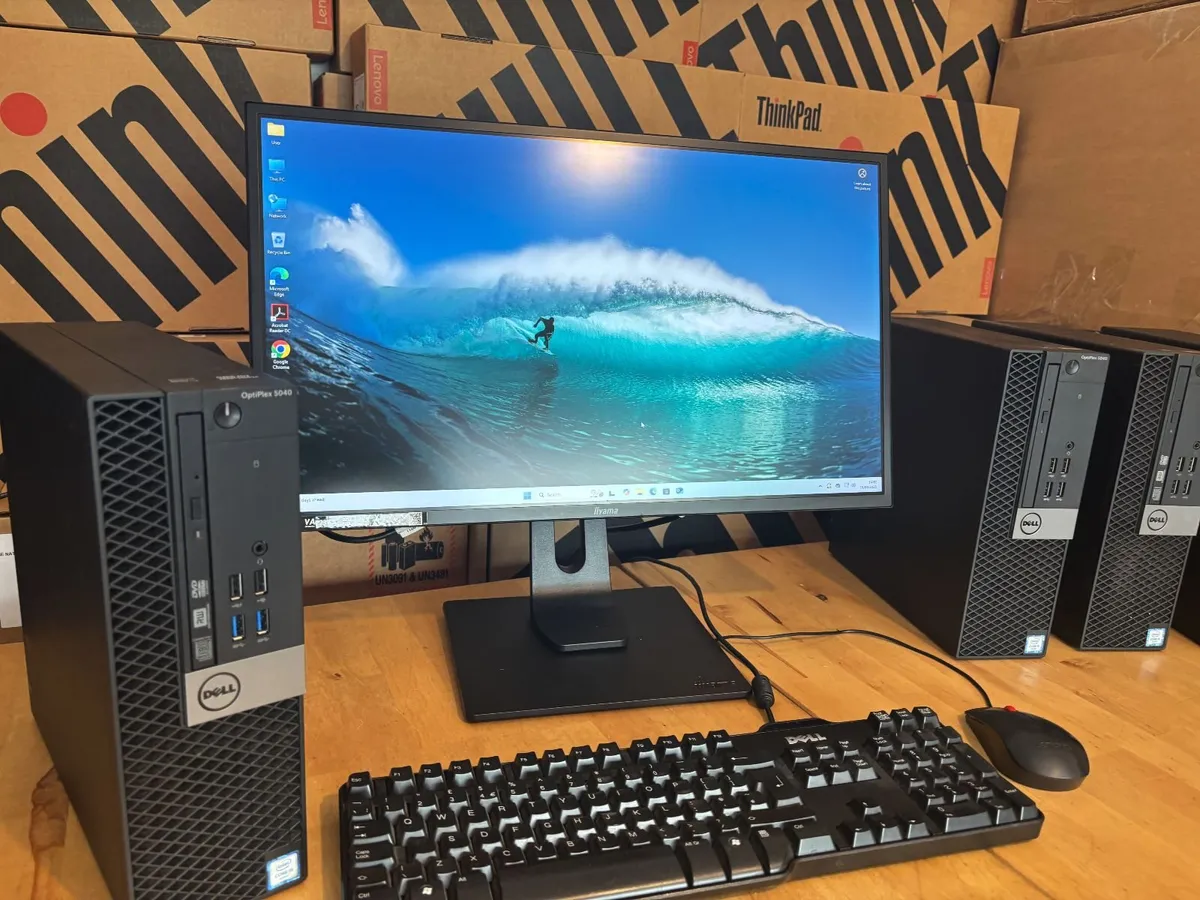 Dell Optiplex PC's-16Gb-24" Screen-Wifi-Windows 11 - Image 2