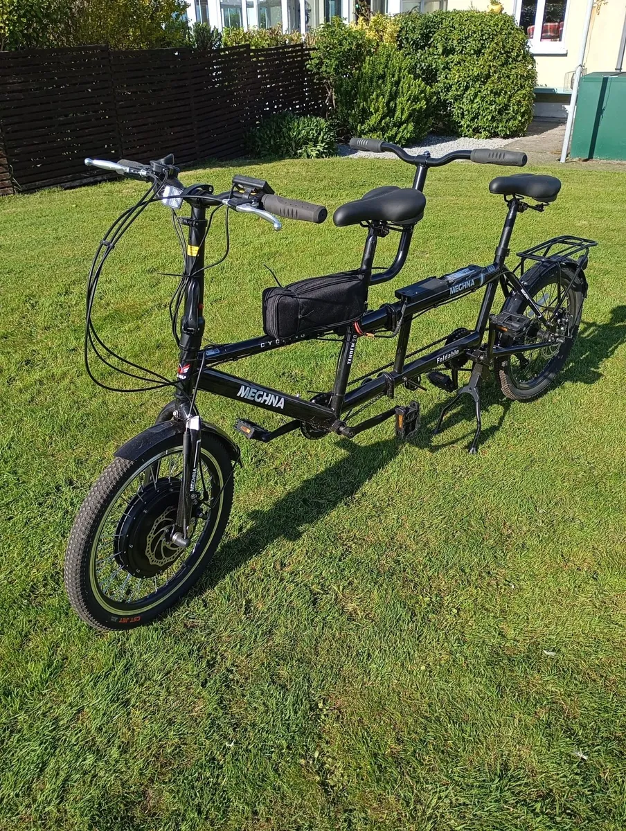 tandem fold up electric bike