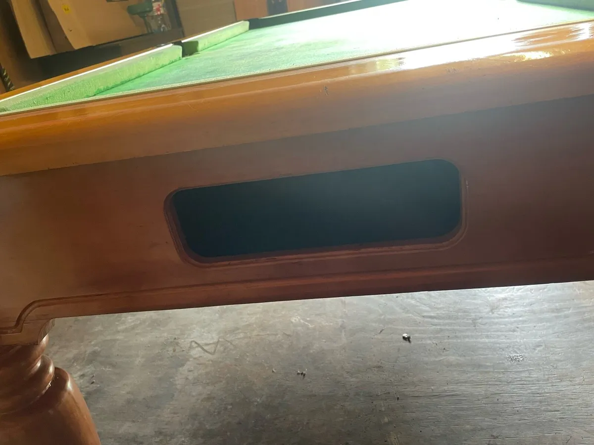 Slate pool table - full size - Image 3