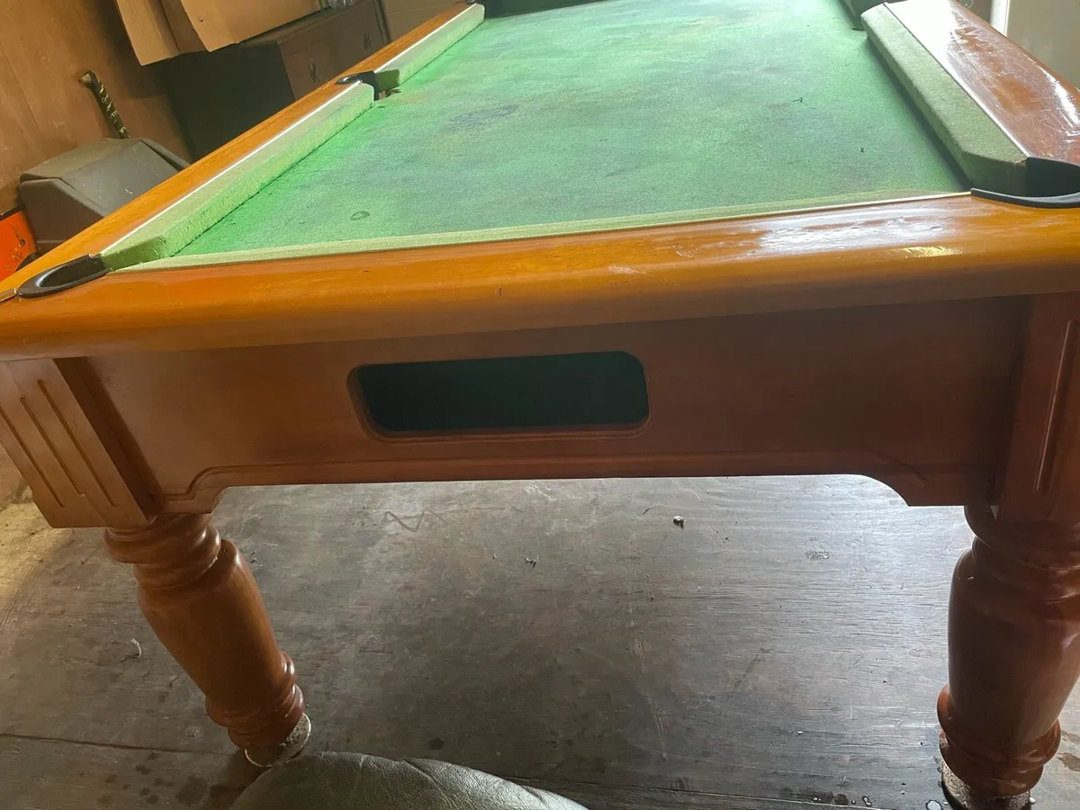 Slate pool table - full size - Image 4