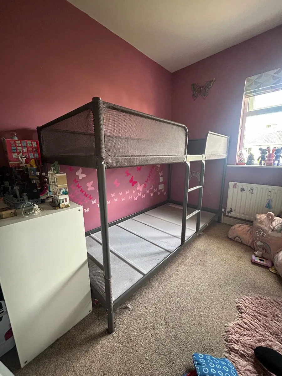 Tuffing IKEA dark grey bunk bed frame - Image 2