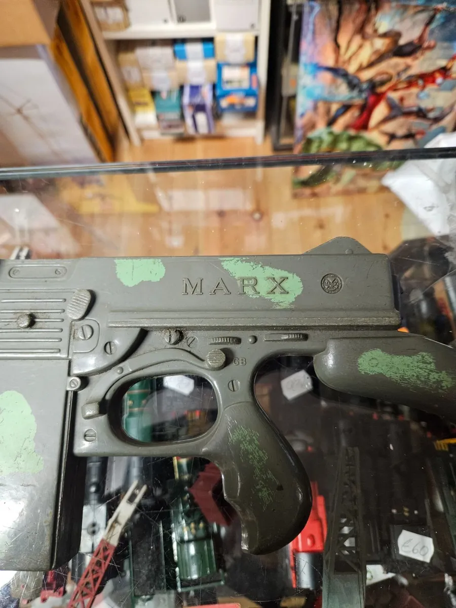 Vintage Retro Childs Marx Toy Submachine Gun - Image 2