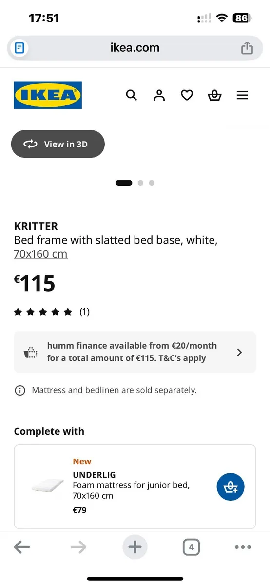 IKEA bed kids - Image 2