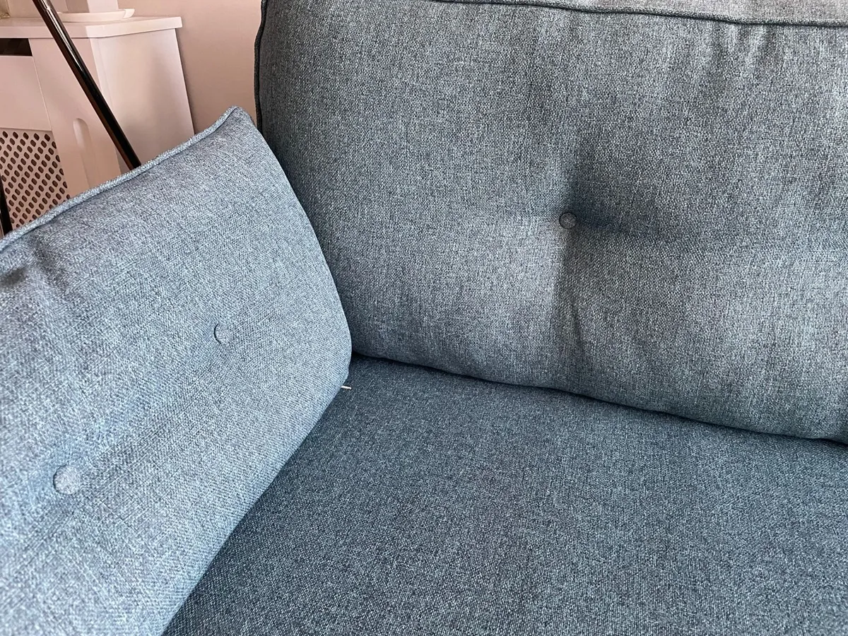 3 seater French Connection Zinc sofa DFS - Image 4