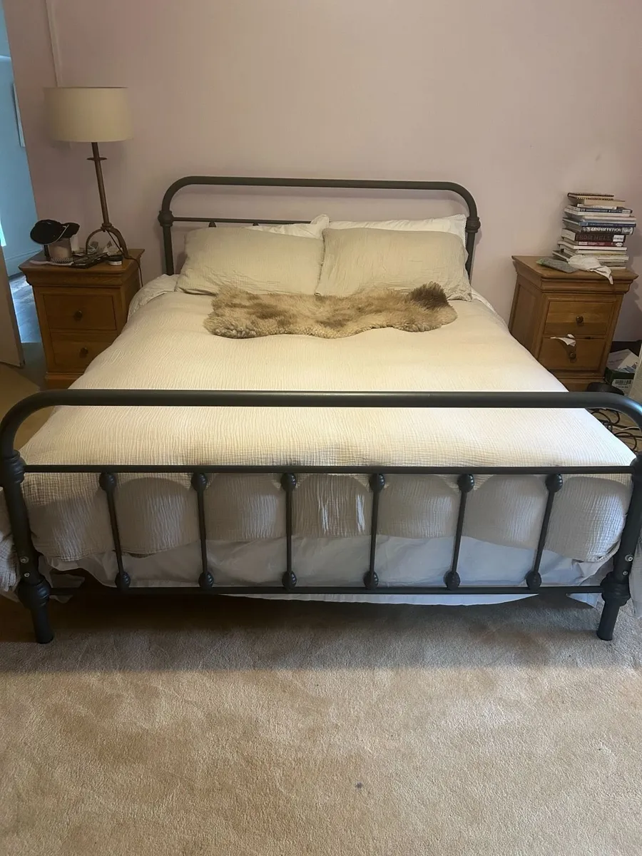 KING SIZE BED,  MATTRESS, 5  FOOT WIDE - Image 1