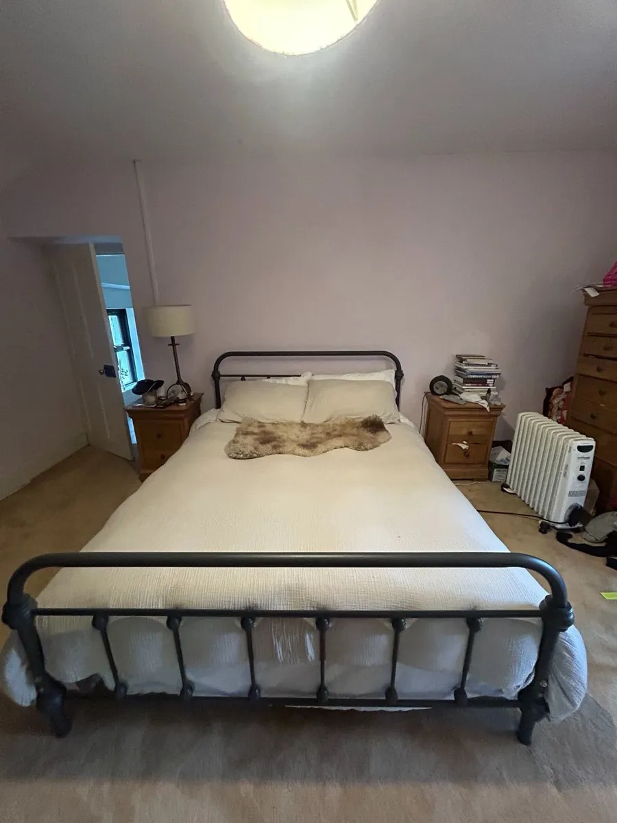 KING SIZE BED,  MATTRESS, 5  FOOT WIDE - Image 2