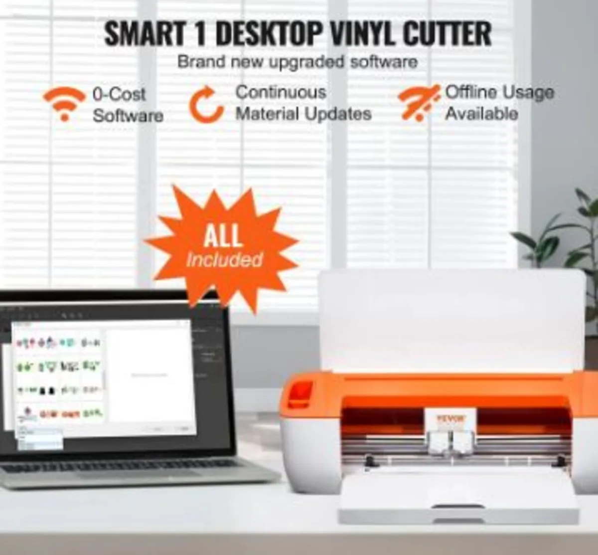 Vinyl Cutter Machine, Bluetooth Connectivity - Image 2