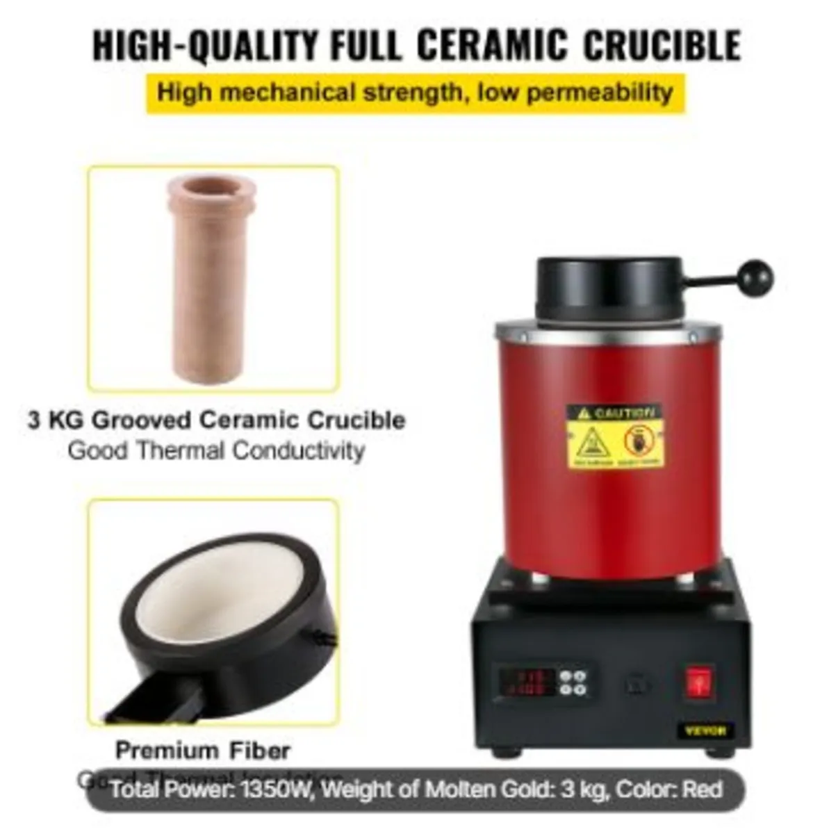 Gold Melting Furnace, 1350W - Image 4