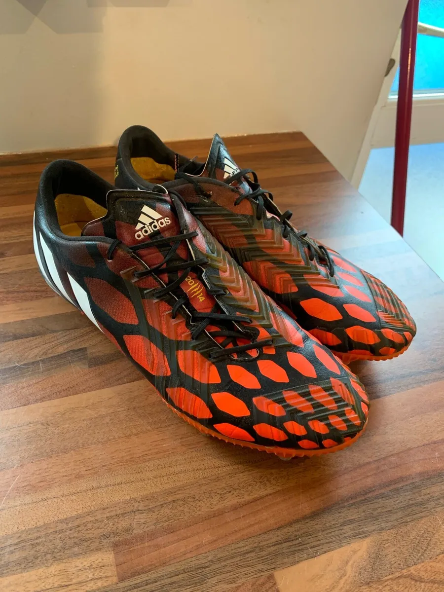 Adidas Predator Football Boots x4 UK 11.5 - Image 3