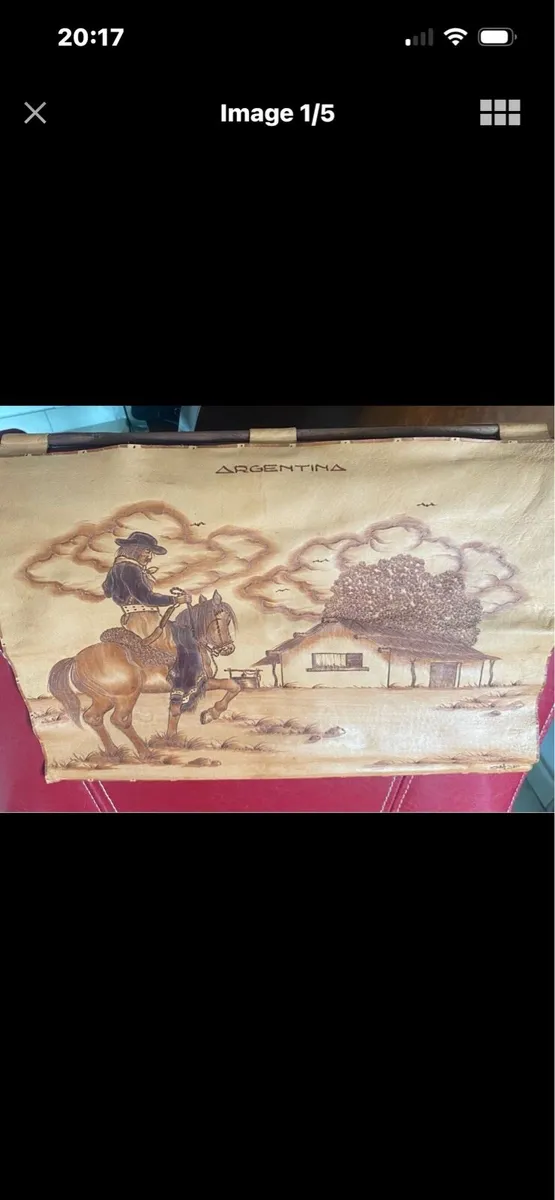 Argentina leather Wall Art - Image 1