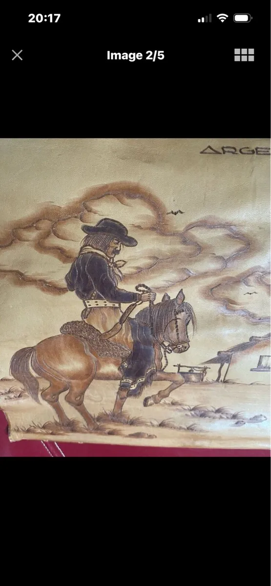 Argentina leather Wall Art - Image 2