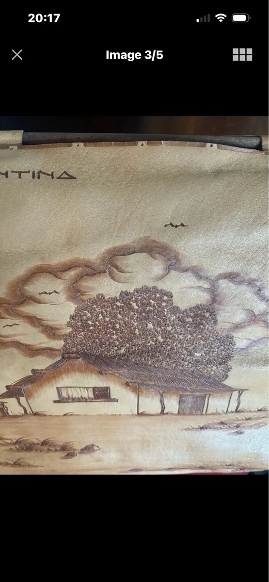 Argentina leather Wall Art - Image 3