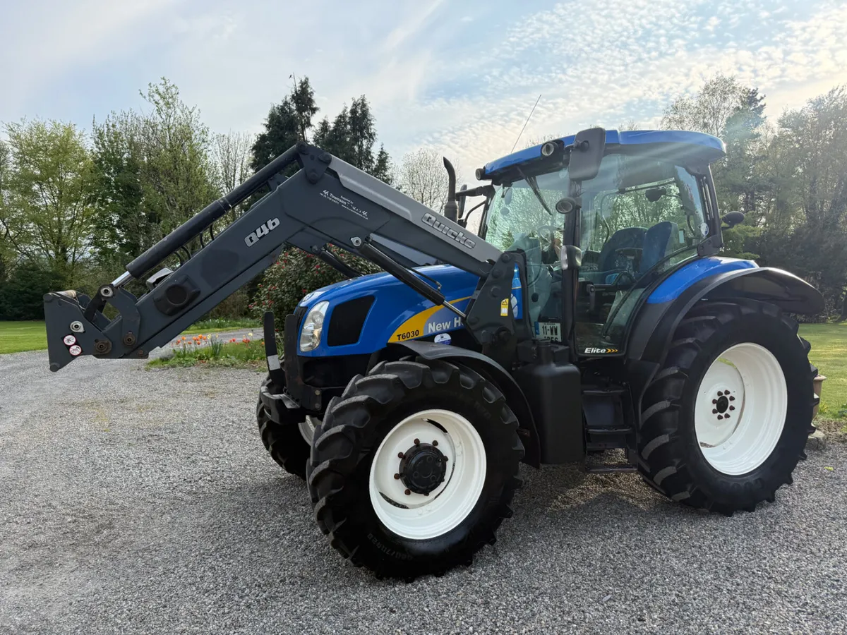 2011 New Holland T6030 ELITE 3300 hours!!! MINT - Image 1