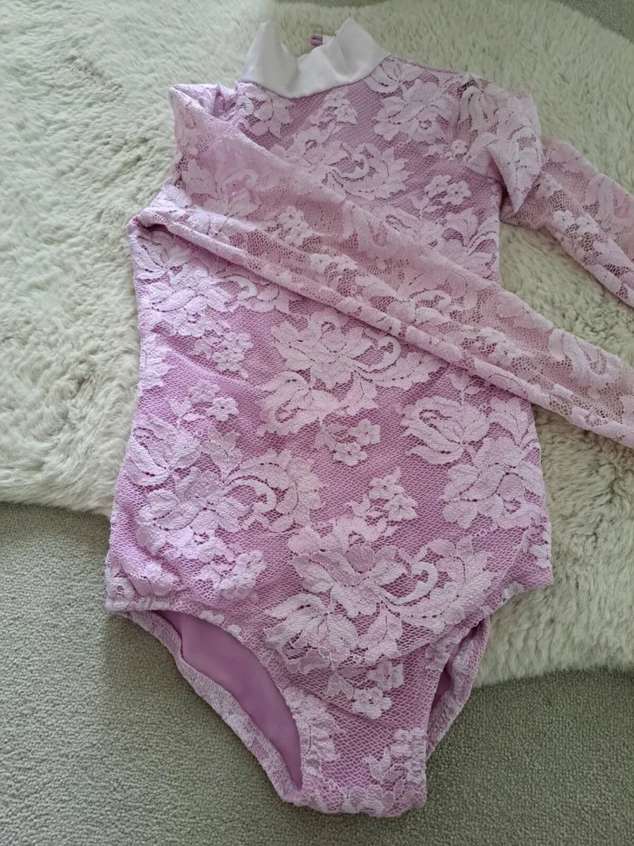 Ballroom Latin Lilac girls dress 9-10 - Image 3