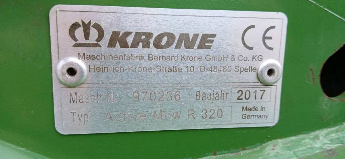10 foot Krone mower - Image 2