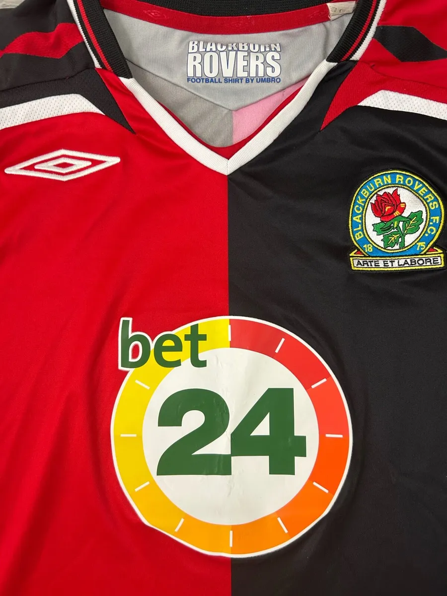 Vintage 2007 Umbro Blackburn Rovers Away Jersey - Image 3