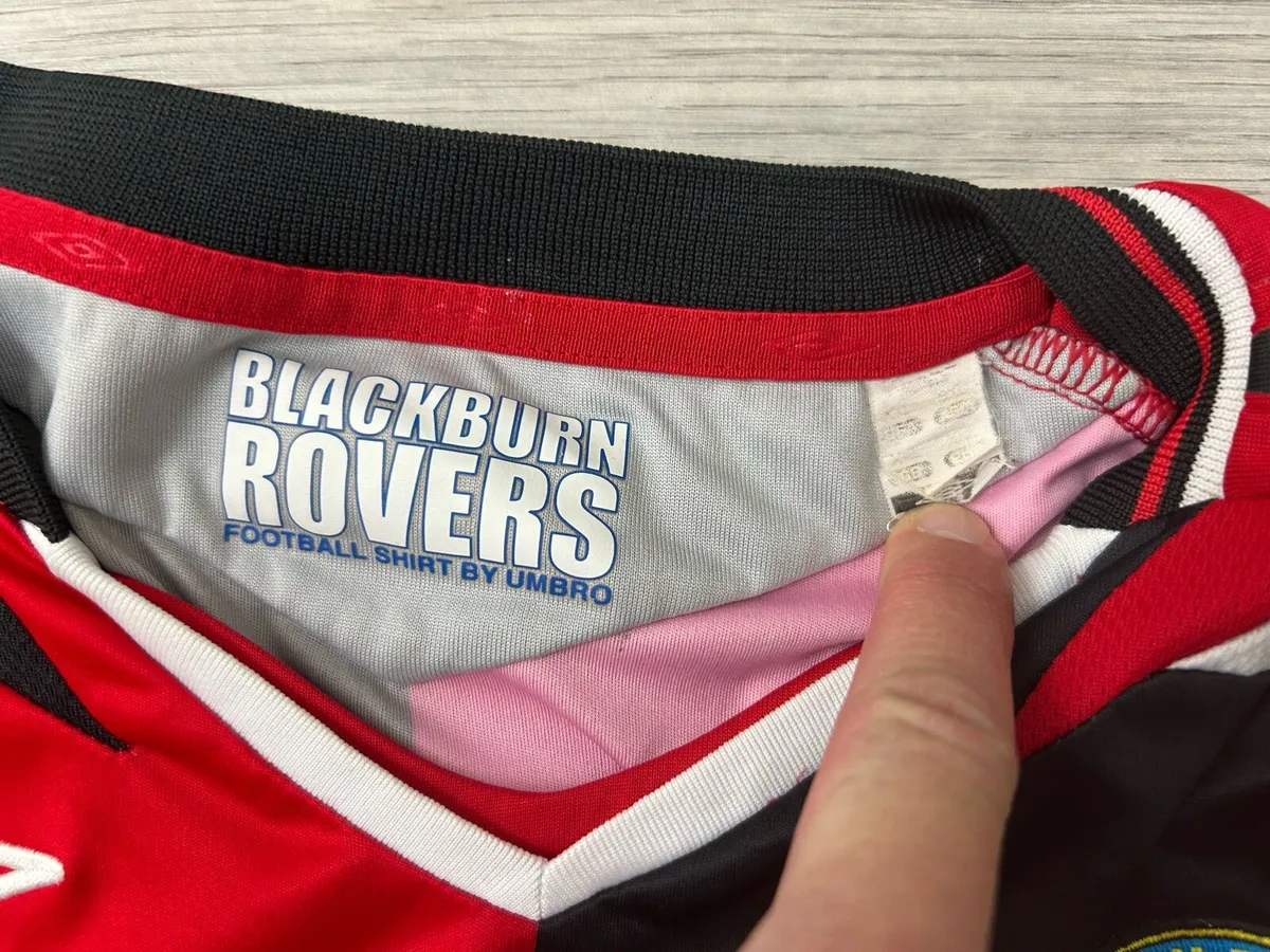 Vintage 2007 Umbro Blackburn Rovers Away Jersey - Image 4