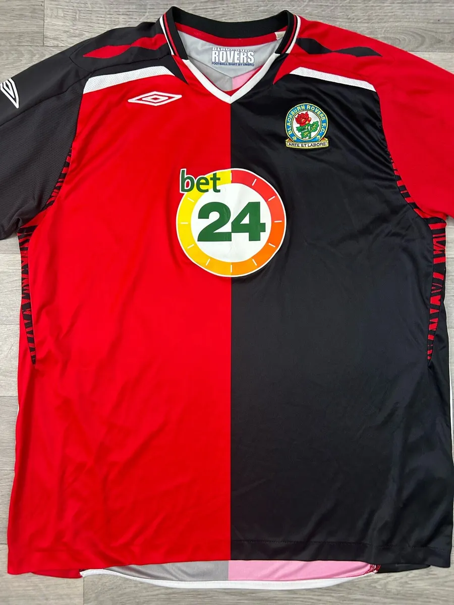 Vintage 2007 Umbro Blackburn Rovers Away Jersey - Image 2