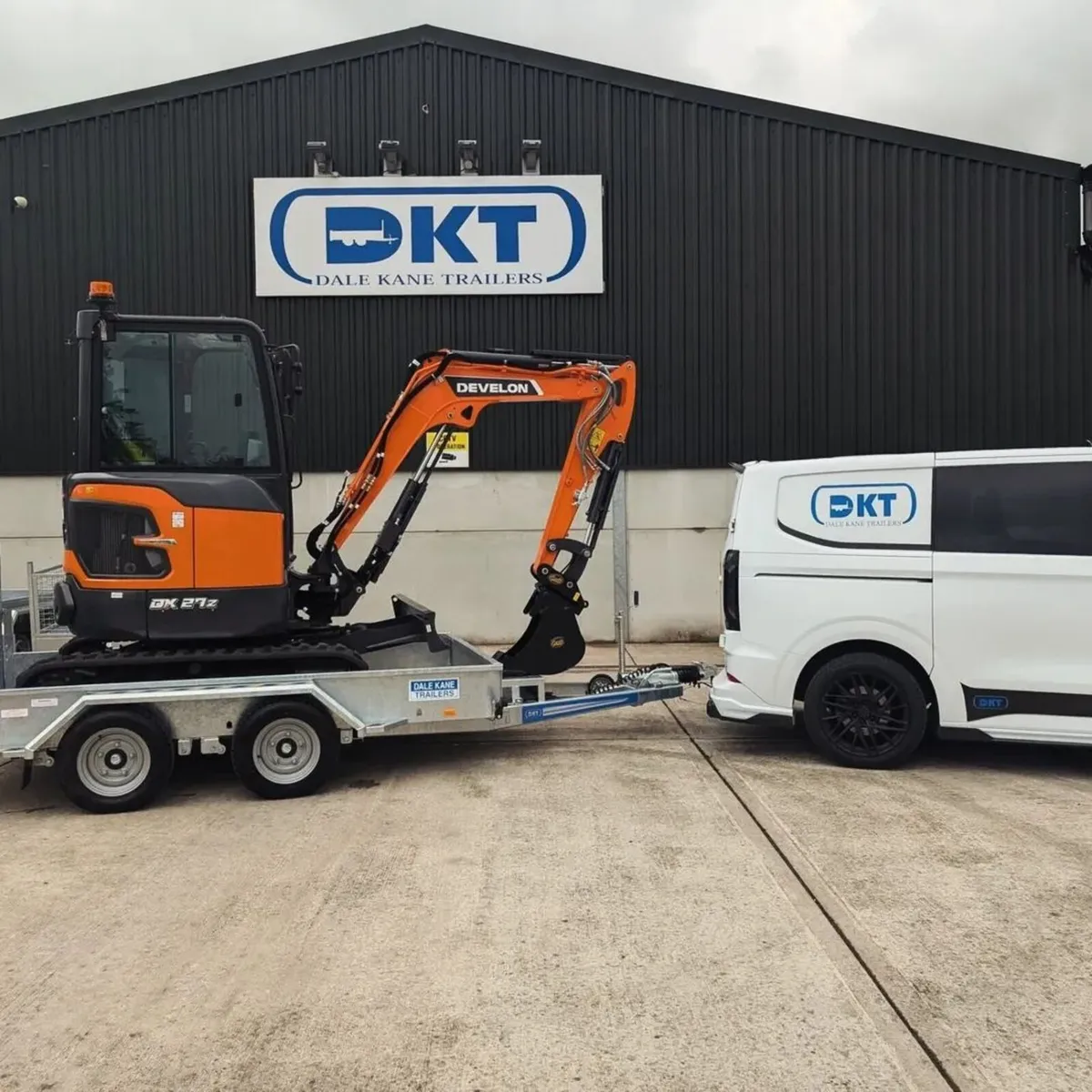 New Dale kane 10 beavertail 3.5ton plant trailer - Image 1